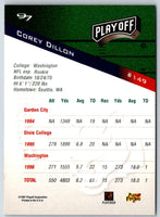 1997 Playoff Zone Corey Dillon #149 Rookie