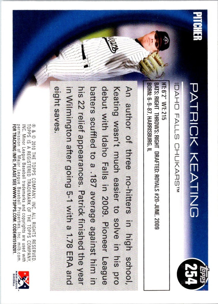 2010 Topps Pro Debut Patrick Keating