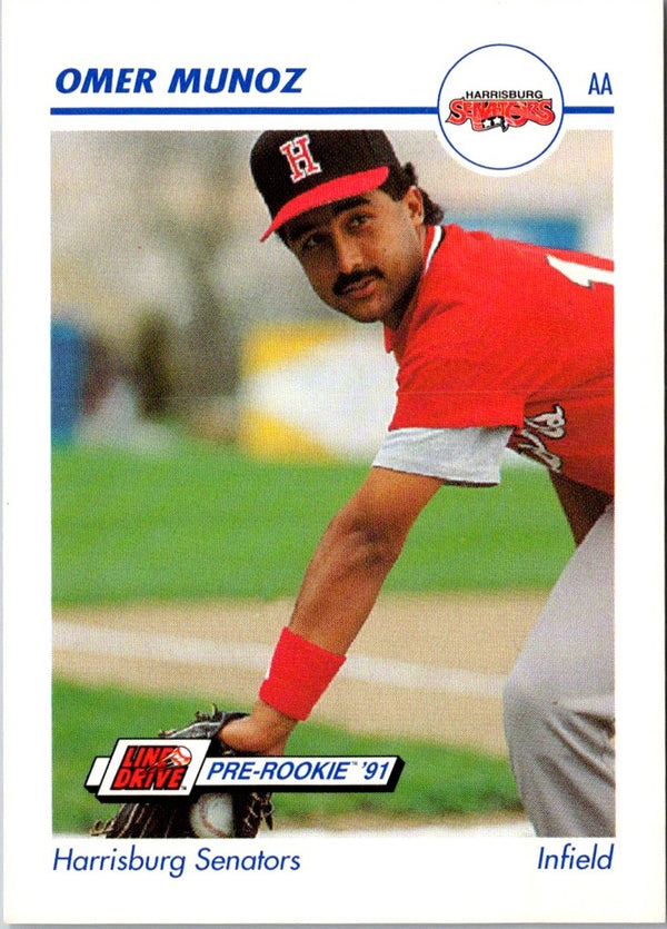 1991 Line Drive AA Omer Munoz #265