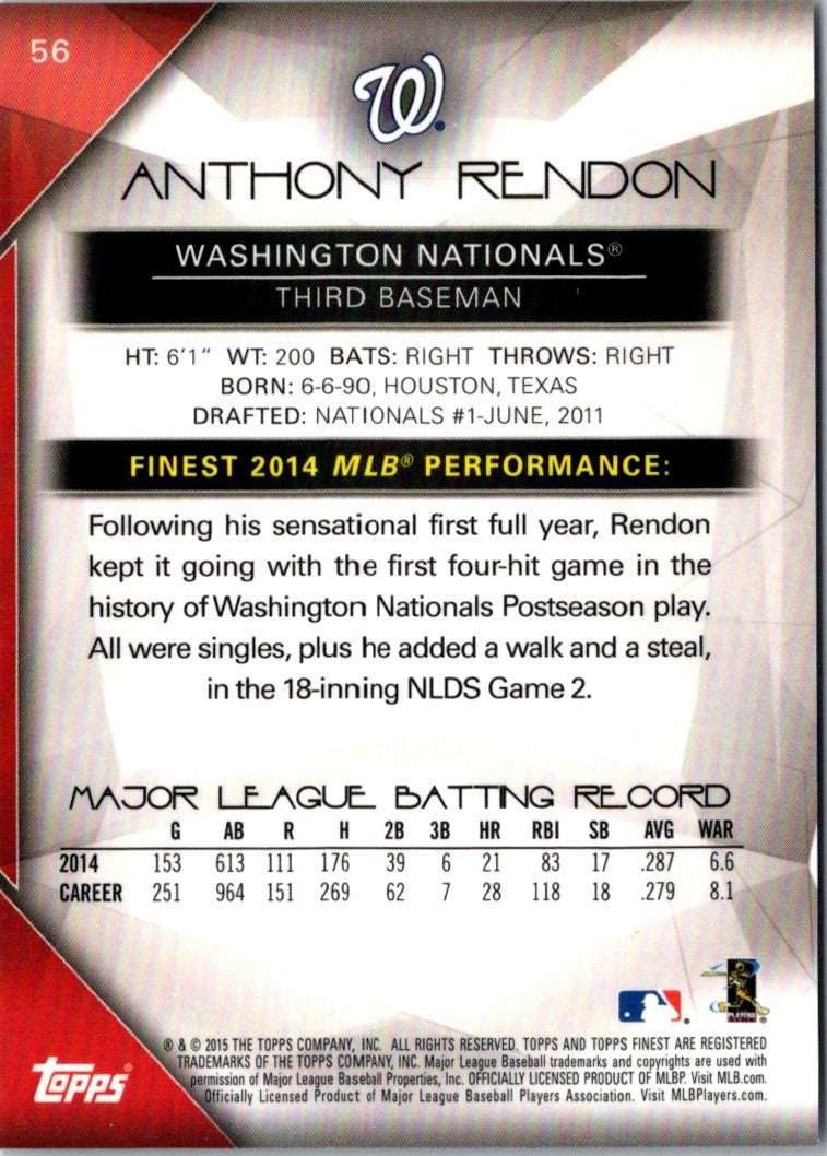 2015 Finest Anthony Rendon