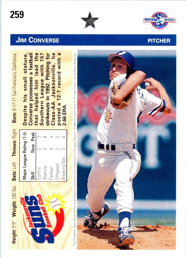 1992 Upper Deck Minors Jim Converse