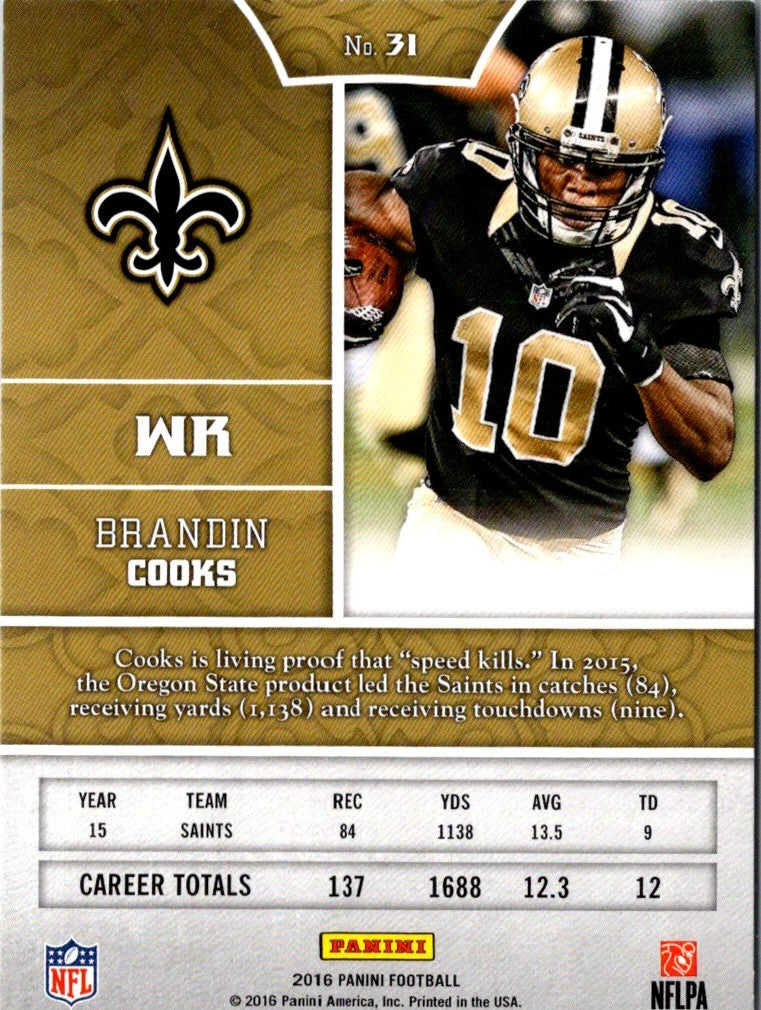 2016 Panini Brandin Cooks