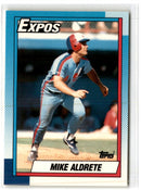1990 Topps Tiffany Mike Aldrete