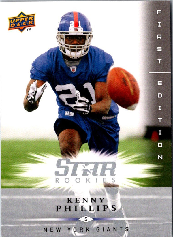 2008 Upper Deck First Edition Kenny Phillips #174 Rookie