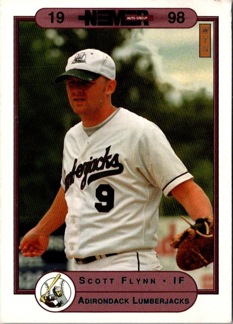 1998 Warning Track Adirondack Lumberjacks Scott Flynn