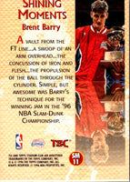 1996 Stadium Club Brent Barry #SM11