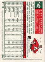 2008 Topps Heritage Rich Thompson #142 Rookie
