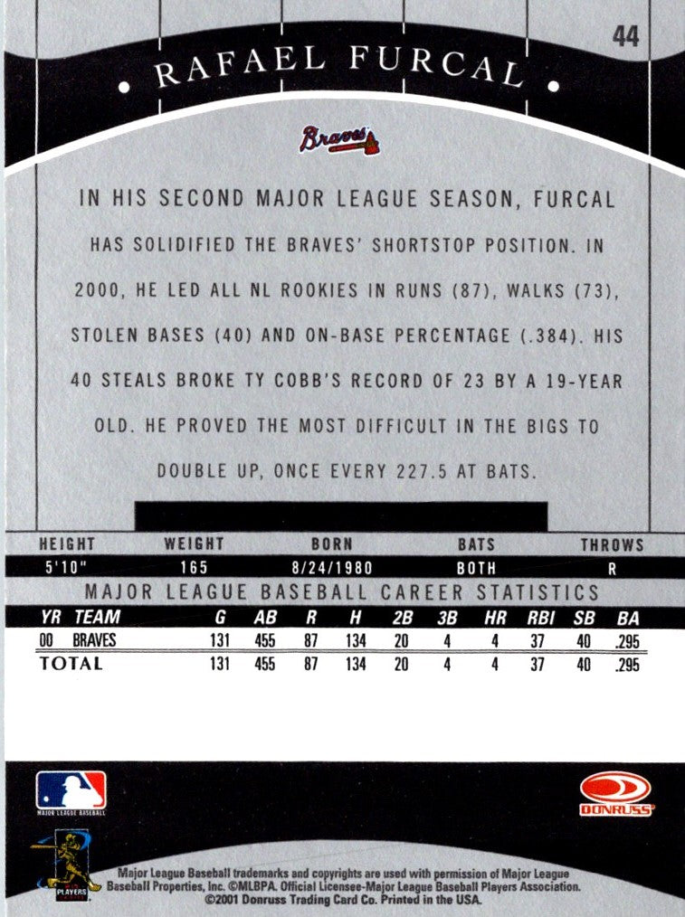 2001 Donruss Classics Rafael Furcal