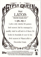 2015 Topps Gypsy Queen Mat Latos #75
