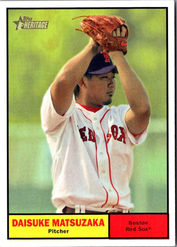 2010 Topps Heritage Daisuke Matsuzaka #193B