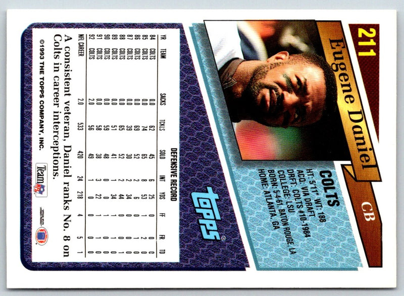 1993 Topps Eugene Daniel