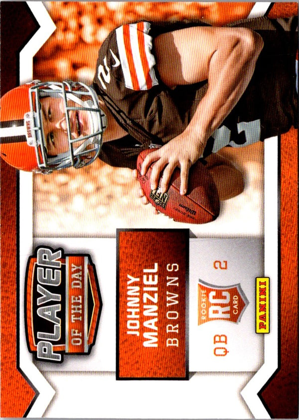 2014 Panini Player Of The Day Johnny Manziel #RC-1