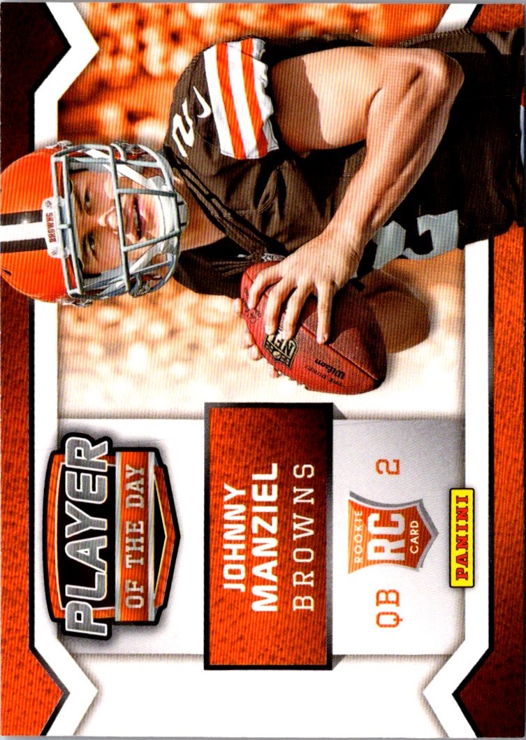 2014 Panini Player Of The Day Johnny Manziel