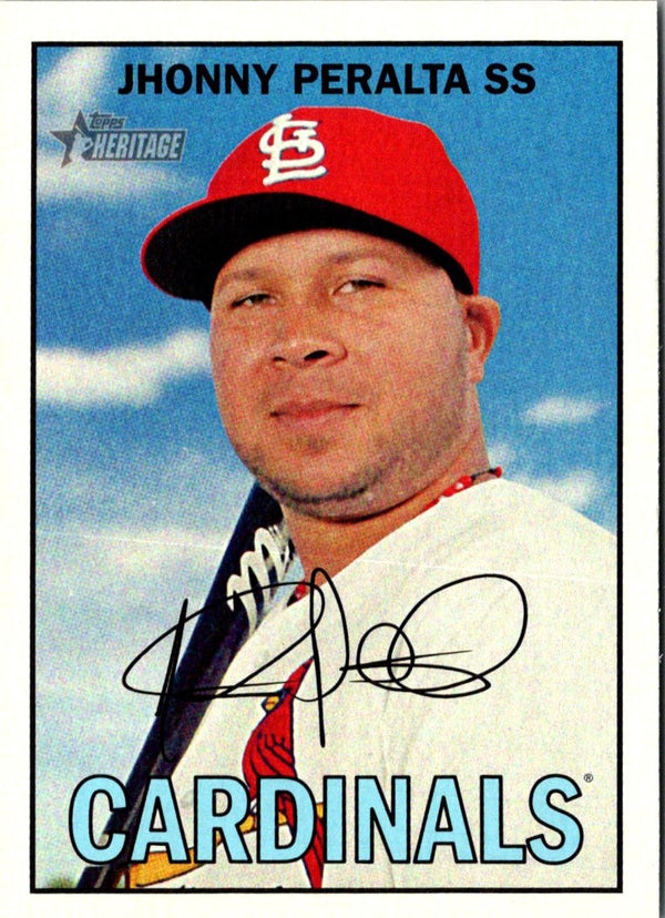 2016 Topps Heritage Jhonny Peralta #14