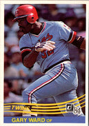 1984 Donruss Gary Ward