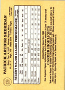 1985 Donruss Pat Sheridan