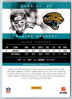 2012 Panini Prestige Blaine Gabbert #87