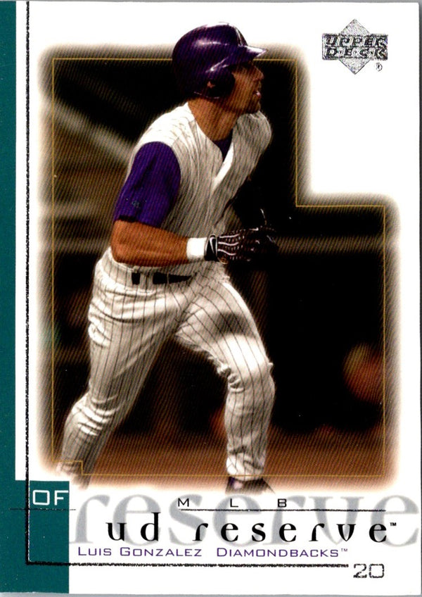 2001 UD Reserve Luis Gonzalez #118