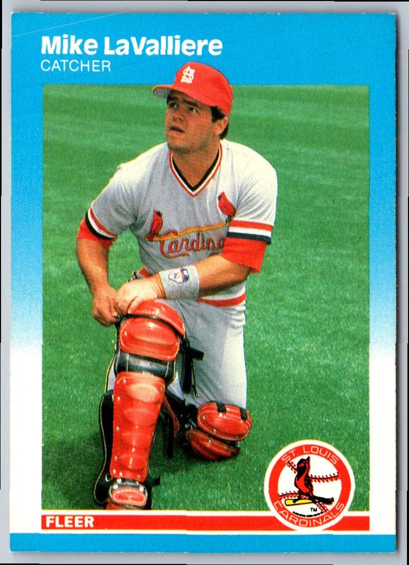 1987 Fleer Mike LaValliere