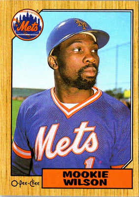 1987 O-Pee-Chee Mookie Wilson #84