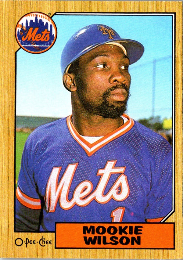 1987 O-Pee-Chee Mookie Wilson #84