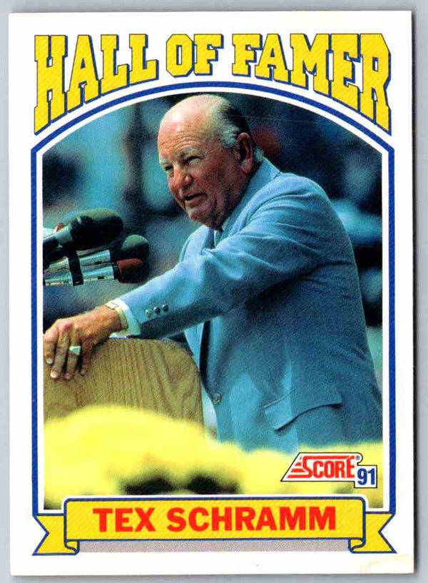 1991 Score Tex Schramm #673