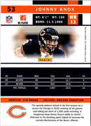 2011 Score Johnny Knox