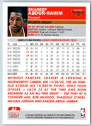 2003 Topps Shareef Abdur-Rahim