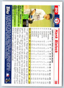 2005 Topps Hank Blalock