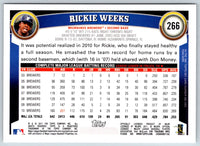 2011 Topps Rickie Weeks #266