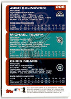 2000 Topps Chrome Josh Kalinowski/Michael Tejera/Chris Mears #206 Rookie