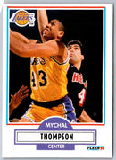 1990 Fleer Mychal Thompson
