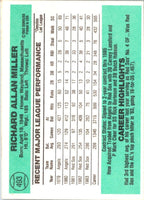 1984 Donruss Rick Miller #493