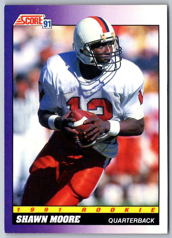 1991 Score Shawn Moore #577 Rookie