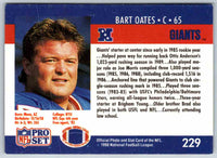 1990 Proset Bart Oates #229