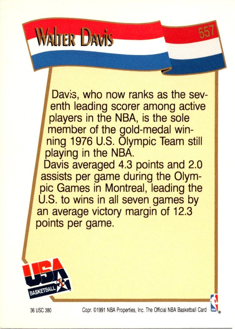 1991 Hoops Walter Davis