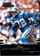 2002 Playoff Prestige Germane Crowell