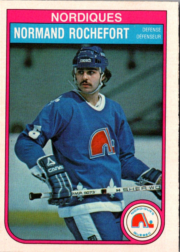 1982 O-Pee-Chee Normand Rochefort #291 Rookie