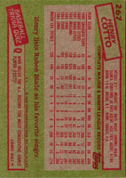 1985 Topps Henry Cotto #267 Rookie