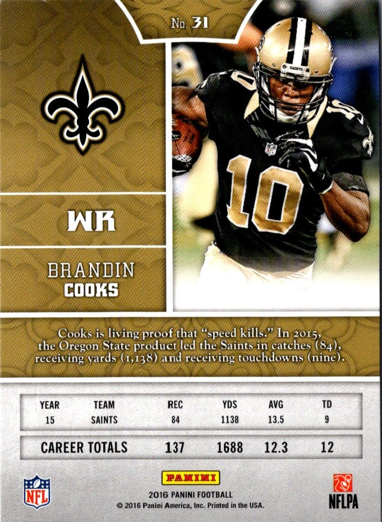 2016 Panini Brandin Cooks