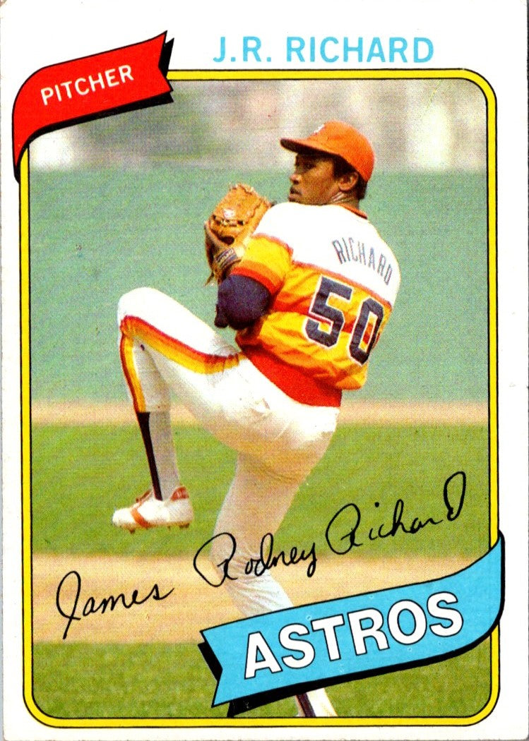 1980 Topps J.R. Richard