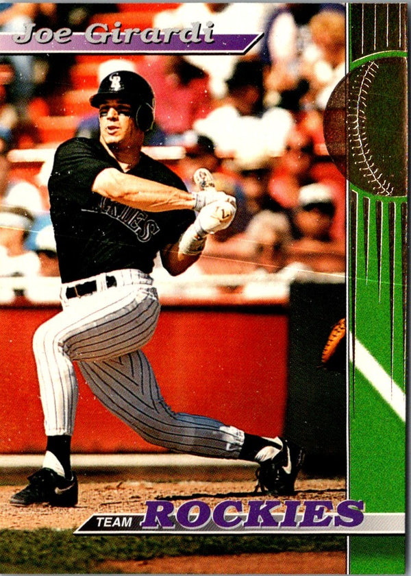 1993 Stadium Club Colorado Rockies Joe Girardi #10