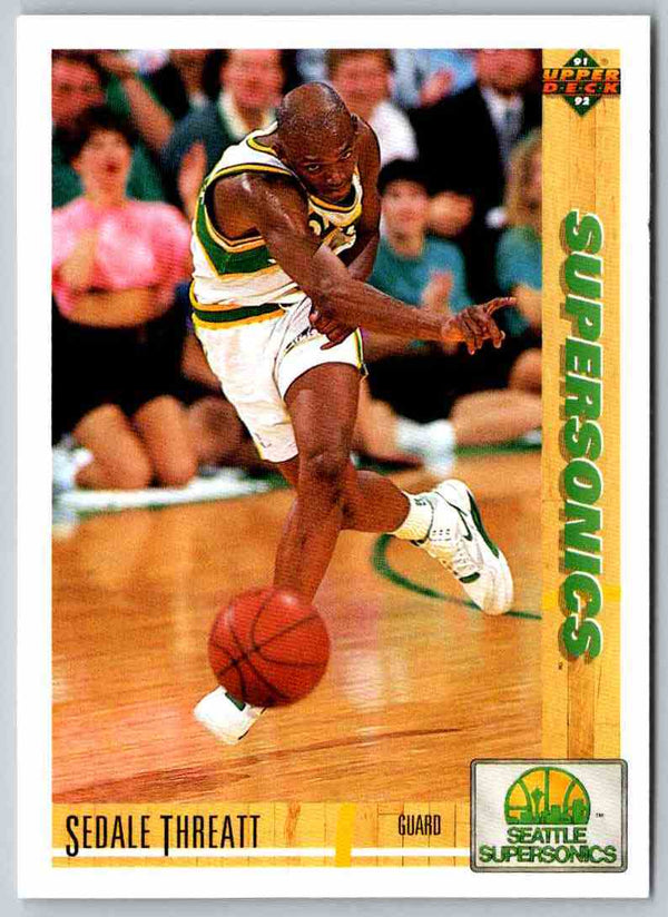 1992 Upper Deck Sedale Threatt #110