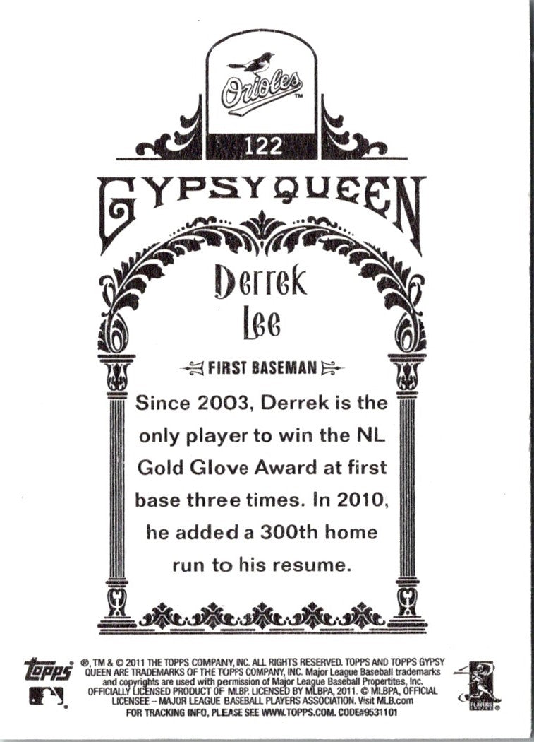 2011 Topps Gypsy Queen Derrek Lee