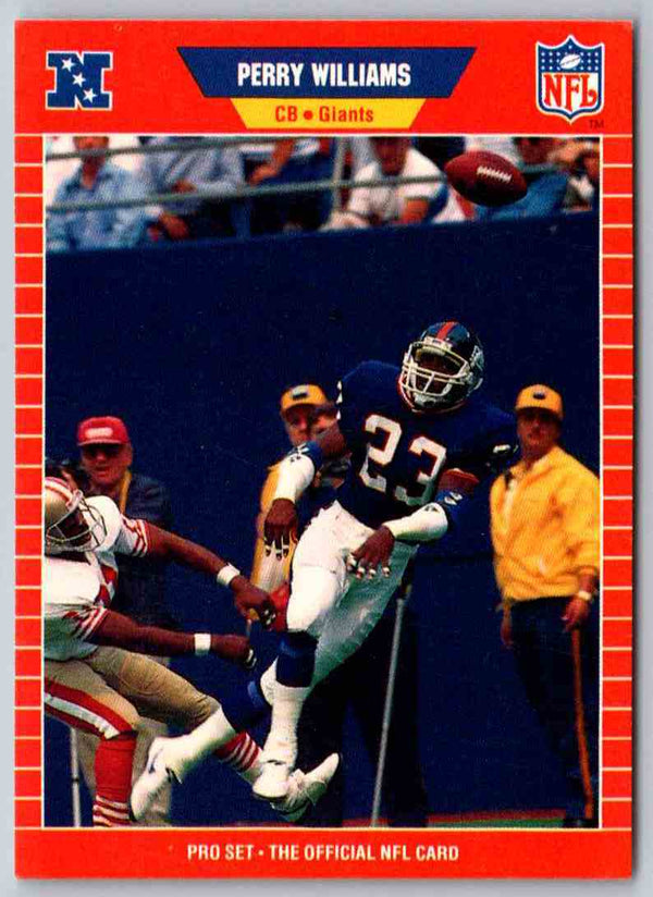 1989 NFL Proset Perry Williams #472