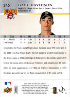2008 Upper Deck Dave Davidson #345