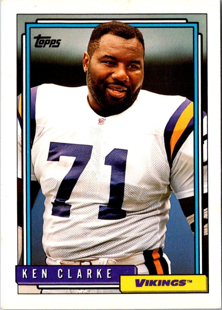 1992 Topps Ken Clarke