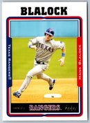 2005 Topps Hank Blalock