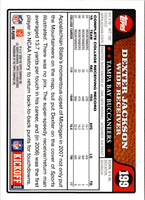 2008 Topps Kickoff Dexter Jackson #199 Rookie
