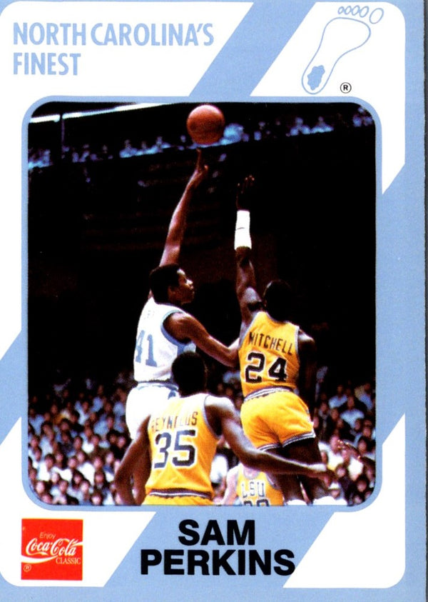 1989 Collegiate Collection North Carolina's Finest Sam Perkins #33